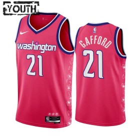 Canotte Bambino Washington Wizards Daniel Gafford 21 2022-23 City Edition fiore di ciliegio rosa Swingman